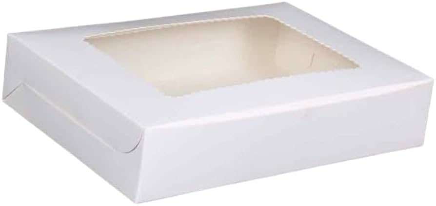 Brownie Box For 6 pcs (Pack of 10)