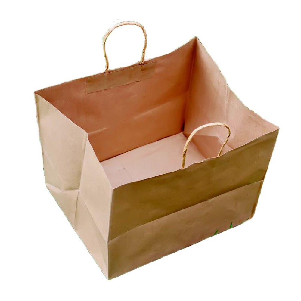 13 x 13 x 8 inch- Pack of 10 (Brown)