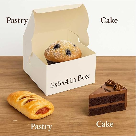 5x5x4 inch White - Pack of 10 (Premium ITC Made)