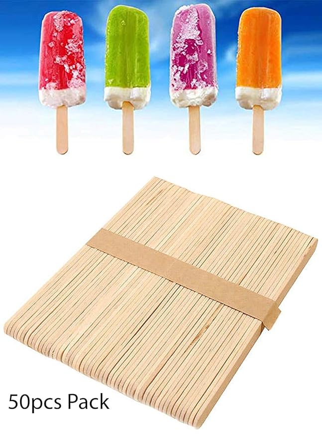 Icicles Stick/ Ice cream Stick (4 inch) (Pack of 50)