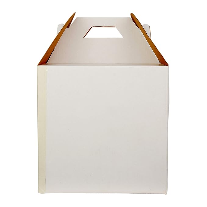 Tier Cake Box 12x12x14 inch White (Premium Corrugated Quality) (Pack of 10)