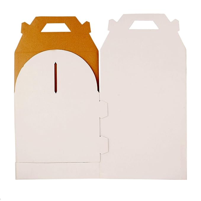 Tier Cake Box 12x12x14 inch White (Premium Corrugated Quality) (Pack of 10)