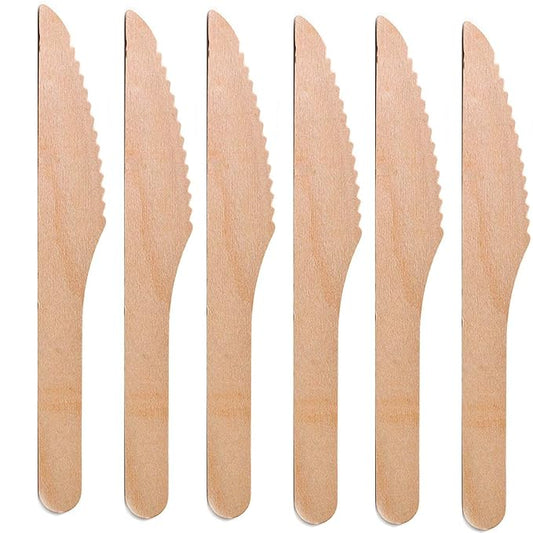 Wooden Knife (16 cm) (Pack of 100)